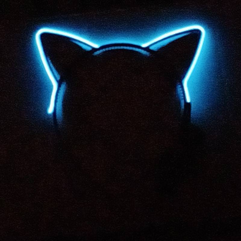 Cats with ears - Dark blue